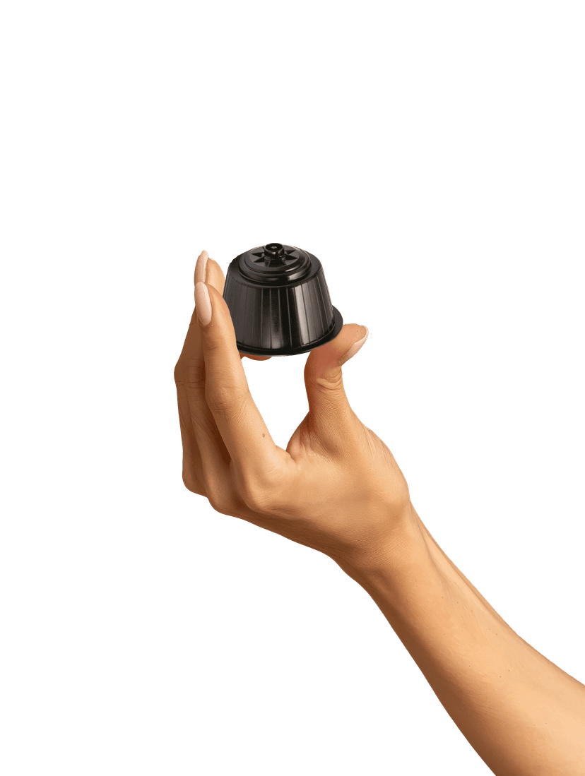Mano tazza caffe verzi